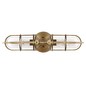 Preview: Elstead Urban Restoration Wandleuchte E27 2-fach Dunkles Antikmessing Klar IP44