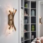 Preview: Elstead Vida Wandleuchte E14 2-fach Brüniertes Gold