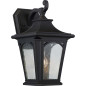 Preview: Elstead Bedford Außen-Wandleuchte E27 39cm Mystic Schwarz IP44 Anti-Meerwasser