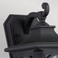 Preview: Elstead Bedford Außen-Wandleuchte E27 32cm Mystic Schwarz IP44 Anti-Meerwasser