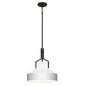 Preview: Elstead Brecken Pendelleuchte E27 2-fach Gealterte Bronze und Schirm in Alabasteroptik Opalglas
