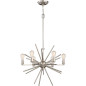 Preview: Elstead Uptown Carnegie Kronleuchter E27 6-fach Imperial Silber