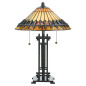Preview: Elstead Chastain Tischleuchte E27 2-fach Vintage-Bronze