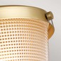 Preview: Elstead Dublin Deckenleuchte E27 Lackiertes Naturmessing IP44