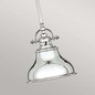 Preview: Elstead Emery Hängeleuchte E27 22cm Imperial Silber