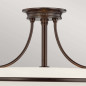 Preview: Elstead Griffin Deckenleuchte E27 4-fach Palladianische Bronze