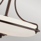 Preview: Elstead Griffin Deckenleuchte E27 4-fach Palladianische Bronze
