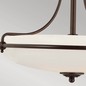 Preview: Elstead Griffin Deckenleuchte E27 4-fach Palladianische Bronze