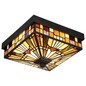 Preview: Elstead Inglenook Outdoor Außen-Deckenleuchte E27 2-fach Valiant Bronze IP44