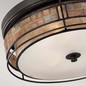 Preview: Elstead Laguna Deckenleuchte E27 3-fach 14cm Renaissance-Kupfer