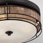 Preview: Elstead Laguna Deckenleuchte E27 3-fach 14cm Renaissance-Kupfer