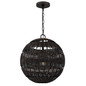 Preview: Elstead Lindendale Pendelleuchte E27 Western Bronze Western Bronze IP44