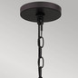Preview: Elstead Lindendale Pendelleuchte E27 Western Bronze Western Bronze IP44