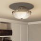 Preview: Elstead Mantle Deckenleuchte E27 2-fach Poliertes Nickel