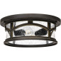 Preview: Elstead Marblehead Außen-Deckenleuchte E27 2-fach 13cm Palladianische Bronze IP44 Anti-Meerwasser