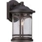 Preview: Elstead Marblehead Außen-Wandleuchte E27 37cm Palladianische Bronze IP44 Anti-Meerwasser