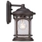 Preview: Elstead Marblehead Außen-Wandleuchte E27 28cm Palladianische Bronze IP44 Anti-Meerwasser