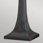 Preview: Elstead Navajo Tischlampe E27 2-fach Bronze und Kunstglas-Schirm Tiffanyglas