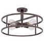 Preview: Elstead New Harbor Deckenleuchte E27 4-fach Westliche Bronze