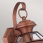Preview: Elstead Newbury Außen-Wandleuchte E27 31cm Gealtertes Kupfer IP44