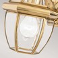 Preview: Elstead Newbury Außen-Wandleuchte E27 31cm Poliertes Messing IP44