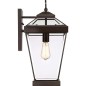 Preview: Elstead Ravine Außen-Wandleuchte E27 51cm Westliche Bronze IP44