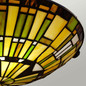 Preview: Elstead Reed Deckenleuchte E27 2-fach Valiant Bronze und Kunstglas-Schirm Kunstglas