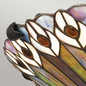 Preview: Elstead Watkins Deckenleuchte E27 2-fach Valiant Bronze und Kunstglas-Schirm Kunstglas