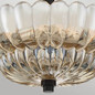 Preview: Elstead Whitecap Deckenleuchte E14 3-fach Glas getönt, Kakaofarben Glas amber