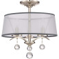 Preview: Elstead Whitney Deckenleuchte E14 3-fach Imperial Silber