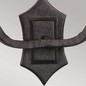 Preview: Elstead Rectory Wandleuchte E14 2-fach 16cm Schwarz