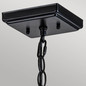 Preview: Elstead Alderley Pendelleuchte E27 Vintage-Bronze Tiffanyglas