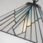Preview: Elstead Alderley Pendelleuchte E27 Vintage-Bronze Tiffanyglas