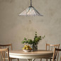 Preview: Elstead Alderley Pendelleuchte E27 Vintage-Bronze Tiffanyglas