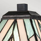 Preview: Elstead Alderley Tischlampe E14 Vintage-Bronze Tiffanyglas