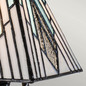 Preview: Elstead Alderley Tischlampe E14 Vintage-Bronze Tiffanyglas klein