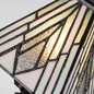 Preview: Elstead Alderley Tischlampe E14 Vintage-Bronze Tiffanyglas klein