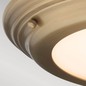 Preview: Elstead Welland LED Deckenleuchte 4cm Gealtertes Messing IP54