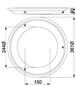 Preview: Elstead Welland LED Deckenleuchte 4cm Gealtertes Messing IP54