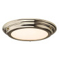 Preview: Elstead Welland LED Deckenleuchte 4cm Poliertes Messing IP54