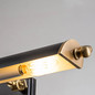 Preview: Elstead Winchfield Bilderleuchte E14 4-fach Antik-Messing und mattschwarz Messing Antik und mattschwarz