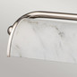 Preview: Elstead Winchfield Bilderleuchte E14 4-fach Poliertes Nickel & Weißer Marmoreffekt Nickel poliert und weiße Marmor Optik