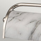 Preview: Elstead Winchfield Bilderleuchte E14 2-fach Poliertes Nickel & Weißer Marmoreffekt Nickel poliert und weiße Marmor Optik