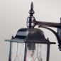 Preview: Elstead Wexford Außen-Wandleuchte E27 37cm Schwarz-Silber