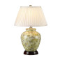 Preview: Elstead Yellow Flowers Tischleuchte E27 Gelb und Violett Creme, Made in UK