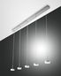 Preview: Fabas Luce LED Pendelleuchte Dunk 2000x80mm 40W Warmweiß Aluminium dimmbar
