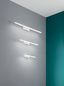 Preview: Fabas Luce LED Bad-Wand/Spiegelleuchte Nala 45x90mm 6W Warmweiß IP44 Weiß
