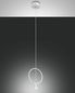Preview: Fabas Luce LED Pendelleuchte Sirio Ø200mm 8W Warmweiß Weiß