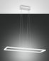 Preview: Fabas Luce LED Pendelleuchte Bard 2000x320mm 52W Warmweiß Weiß dimmbar