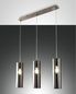 Preview: Fabas Luce Pendelleuchte Sintesi E27 2000x80mm Grau